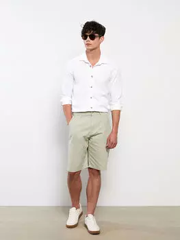 Мужские шорты из габардина стандартной посадки Xside