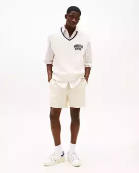 Мужские шорты из микро вельвета Tommy Jeans, кремовый