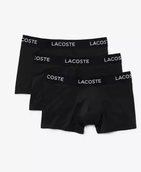 Мужские шорты из микрофибры, 3 предмета Lacoste, черный