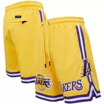 Мужские шорты из синели Los Angeles Lakers Pro Standard Gold