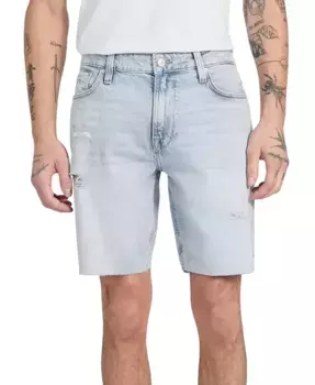 Мужские шорты из стрейч-денима Wyatt Regular-Fit GUESS, синий