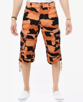 Мужские шорты-капри с поясом X-Ray, оранжевый