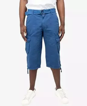 Мужские шорты-капри с поясом X-Ray, синий