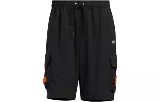 Мужские шорты-карго Adidas Originals, цвет Black