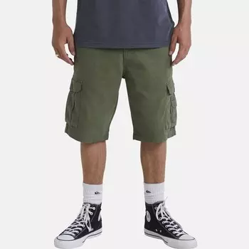 Мужские шорты карго «критическое боевое» Quiksilver, зеленый