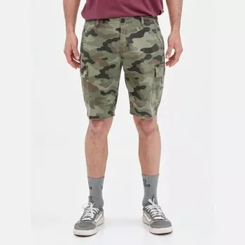 Мужские шорты-карго, на резинке Basehit, хаки