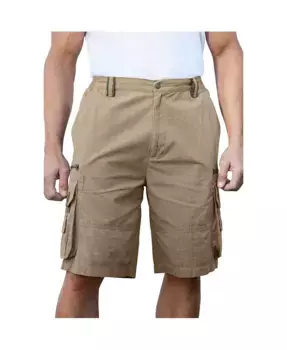 Мужские шорты-карго Ripstop от KingSize Boulder Creek, коричневый/бежевый