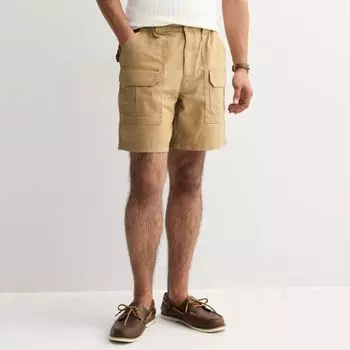 Мужские шорты-карго с эластичными вставками по бокам шириной 7,5 дюймов Croft & Barrow, цвет medium khaki