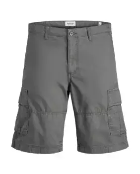Мужские шорты-карго с боковыми карманами Jack & Jones, серый