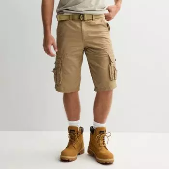 Мужские шорты карго с поясом Hollywood, хаки
