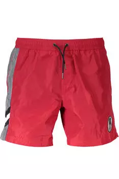 Мужские шорты Karl Lagerfeld Beachwear пляжные с контрастными полосами, красный
