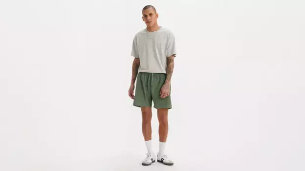 Мужские шорты Levi's xx Chino Easy из вельвета 6 дюймов, зеленый