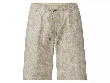 Мужские шорты Livergy с боковыми карманами и эластичным поясом, песок