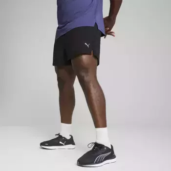 Мужские шорты M RUN KNIT 3" SPLIT SHORT Puma, чёрный