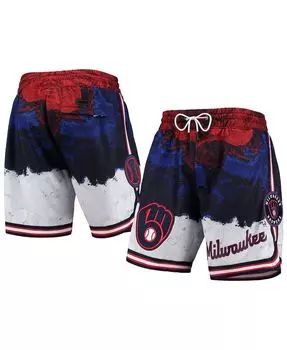 Мужские шорты milwaukee brewers красно-бело-синие Pro Standard, белый