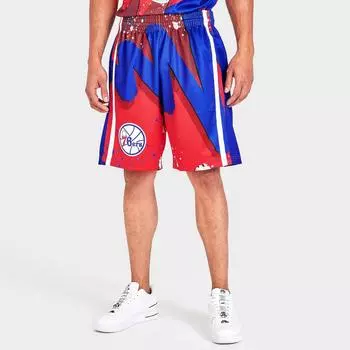 Мужские шорты Mitchell &amp; Ness Philadelphia 76ers NBA Hyper Hoops Swingman, красный