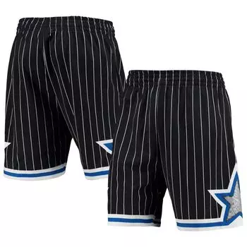 Мужские шорты Mitchell & Ness Black Orlando Magic 1994 Hardwood Classics 75th Anniversary Swingman