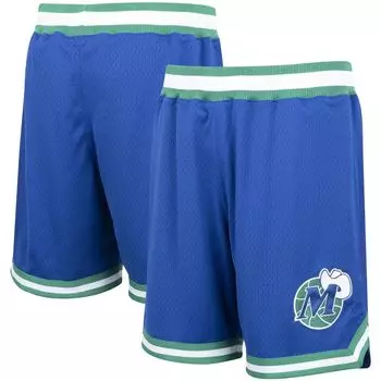 Мужские шорты Mitchell & Ness Blue Dallas Mavericks 1998/99 Hardwood Classics Authentic Shorts