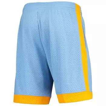 Мужские шорты Mitchell & Ness Blue Los Angeles Lakers Hardwood Classics 2001/02 Swingman