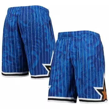 Мужские шорты Mitchell & Ness Blue Orlando Magic Hardwood Classics Lunar New Year Swingman
