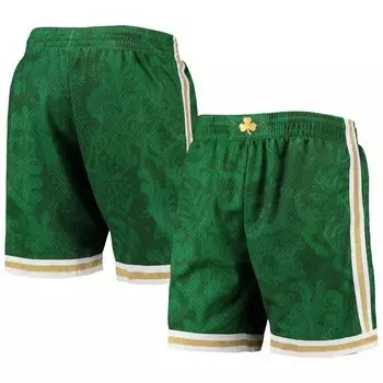 Мужские шорты Mitchell & Ness Kelly Green Boston Celtics Hardwood Classics Lunar New Year Swingman Shorts