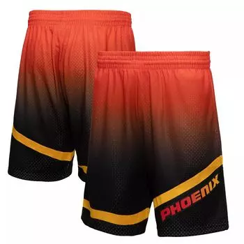 Мужские шорты Mitchell & Ness Orange/Black Phoenix Suns 1996/97 Hardwood Classics Fadeaway Reload 3.0 Swingman