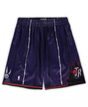 Мужские шорты mitchell ness purple toronto raptors big tall hardwood classics team swingman Mitchell & Ness, фиолетовый
