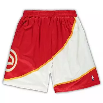 Мужские шорты Mitchell & Ness Red Atlanta Hawks Big & Tall Hardwood Classics Team Swingman