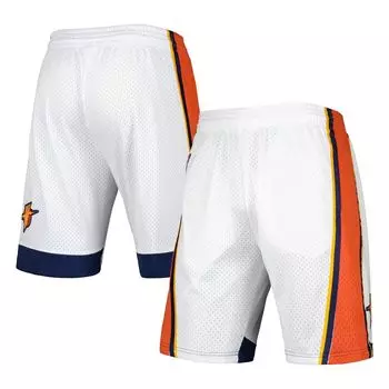 Мужские шорты Mitchell & Ness White Golden State Warriors 2009-10 Hardwood Classics Swingman