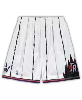 Мужские шорты mitchell ness white toronto raptors big tall hardwood classics team swingman Mitchell & Ness, белый
