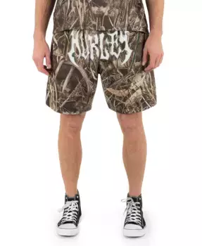 Мужские шорты Mosh Pit Mesh с принтом Realtree Hurley, черный