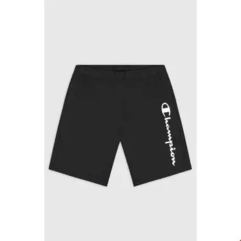 Мужские шорты небрасированный с большим логотипом Champion, черный