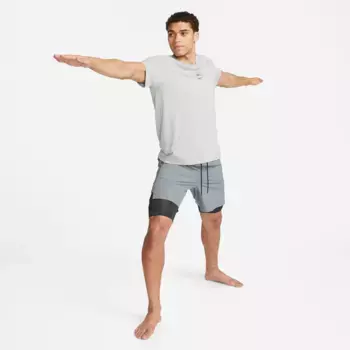 Мужские шорты Nike 2 в 1 Dri-FIT Unlimited, серый