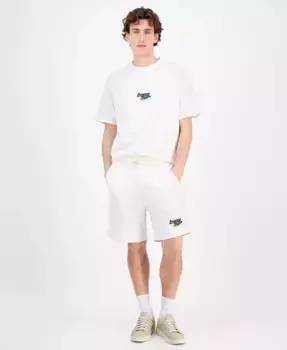 Мужские шорты Nirvato из хлопка Hugo Boss, белый