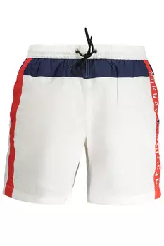 Мужские шорты Norway 1963 плавательные с лампасами, белый