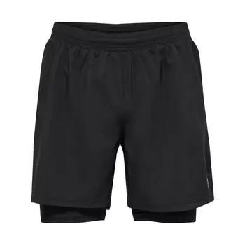 Мужские шорты Nwlkansas 2-в-1 Мужские шорты NEWLINE, черный