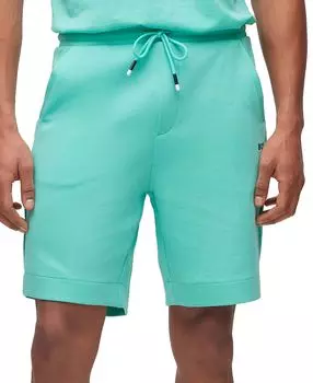 Мужские шорты обычного кроя с вышитым логотипом Hugo Boss