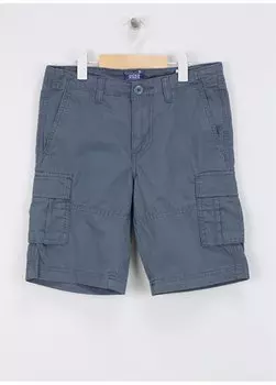 Мужские шорты обычного синего цвета с нормальной талией JPSTCOLE JJCAMPAIGN SHORT JNR Jack & Jones, синий