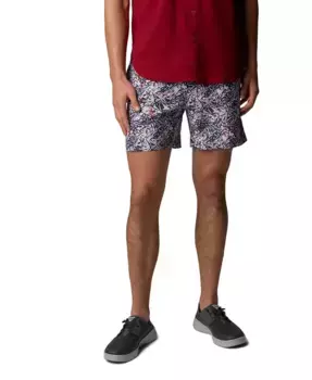 Мужские шорты PFG Rambler с принтом Columbia, синий