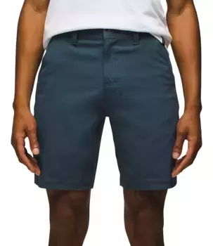 Мужские шорты Prana Hybridizer 10 дюймов, цвет Grey Blue