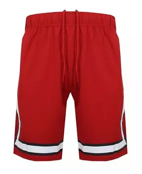 Мужские шорты премиум-класса с влагоотводящей сеткой для тренировок и отделкой Galaxy By Harvic, красный