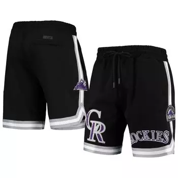Мужские шорты Pro Standard черного цвета Colorado Rockies Team