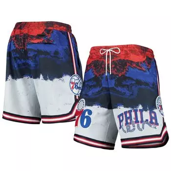 Мужские шорты Pro Standard Philadelphia 76ers Americana Dip-Dye