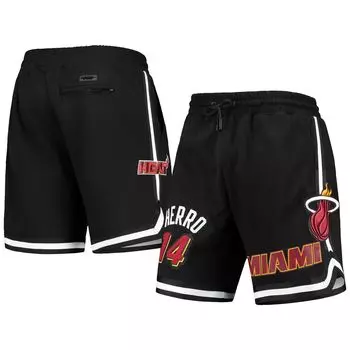 Мужские шорты Pro Standard Tyler Herro Black Miami Heat Team Player