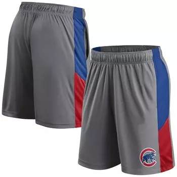Мужские шорты Profile Grey/Royal Chicago Cubs Team