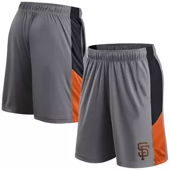 Мужские шорты Profile серого/черного цвета San Francisco Giants Team