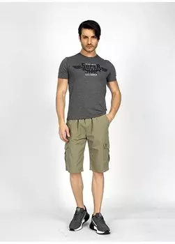 Мужские шорты Regular Fit цвета хаки 242 LCM 221013 NEWSO KHAKI Lee Cooper, хаки