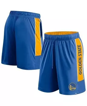 Мужские шорты Royal Golden State Warriors Game Winner Defender Fanatics, синий