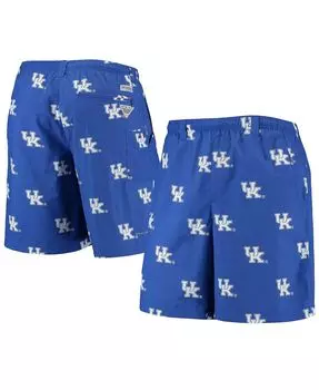 Мужские шорты royal kentucky wildcats backcast ii 8 дюймов omni-shade hybrid Columbia