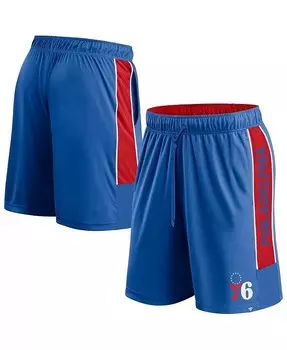 Мужские шорты Royal Philadelphia 76ers Game Winner Defender Fanatics, синий